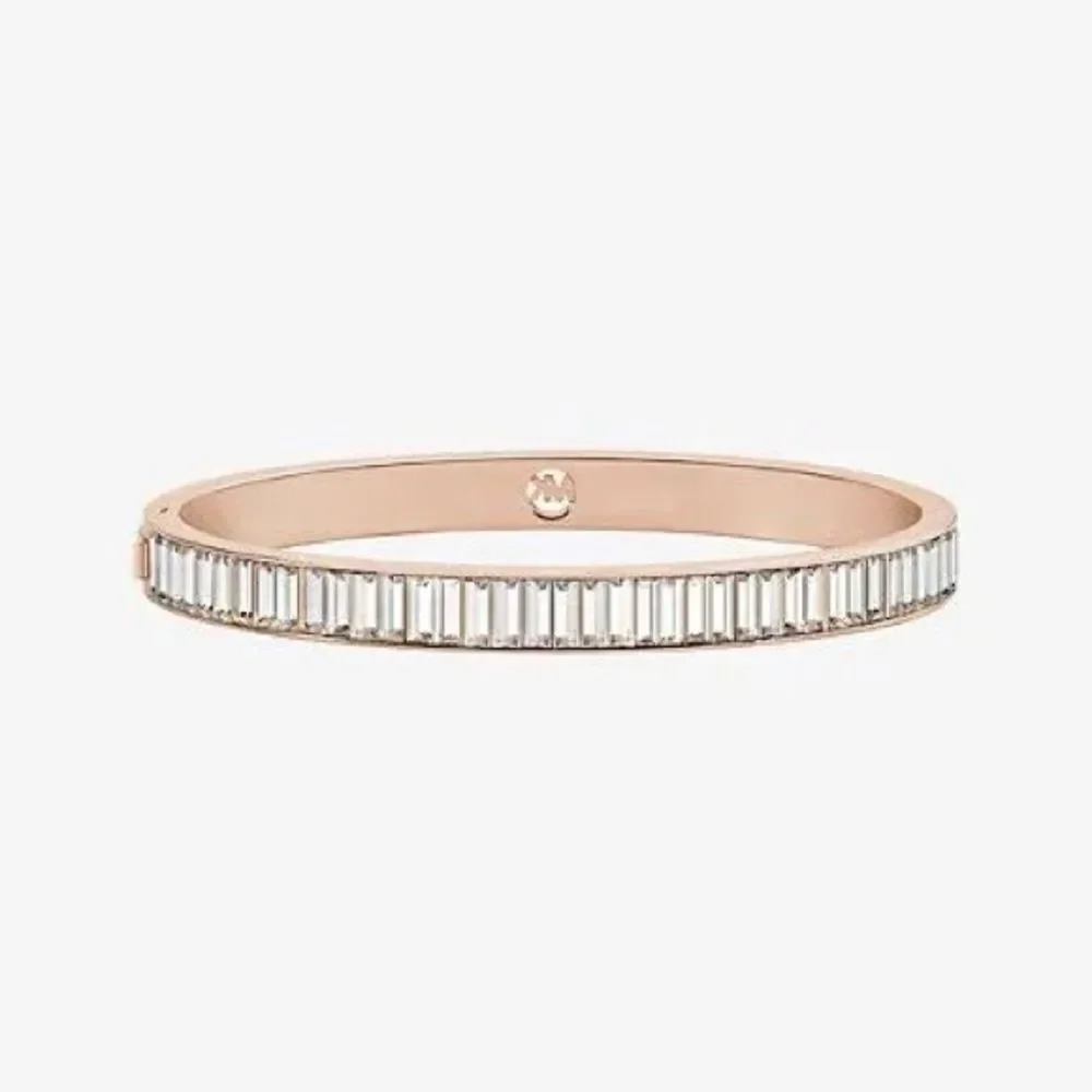 New Michael Kors Cubic Zirconia Rose Gold Bangle